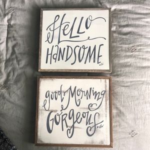 His & Hers wall decor